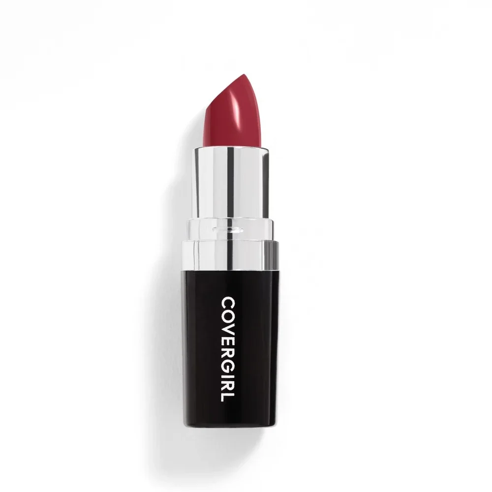 (2 Pack) CoverGirl Continuous Color Lipstick 580 Classic Red Cream Lip Color NEW